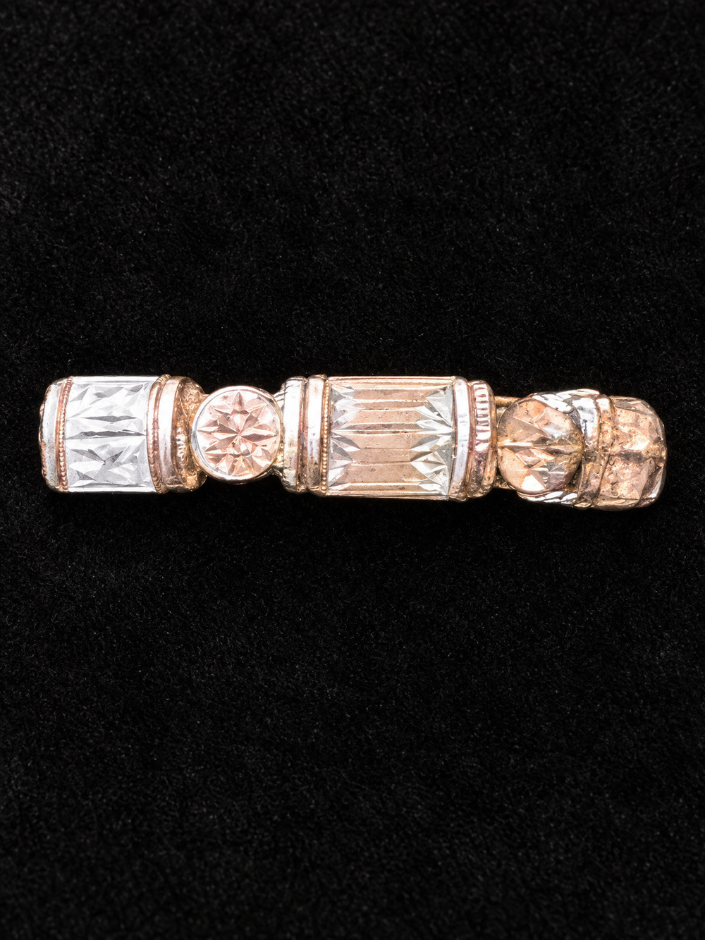 โ๏ธ Two-Tone Ring | Diamond-Cut Column Band | Size 9 ๐